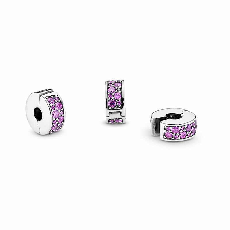 Pandora Australia Shining Elegance Clip Charm - Sterling Silver | BZRFUI430